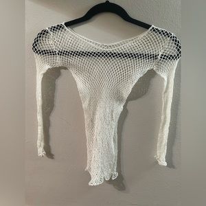 Free People Mesh Shirt